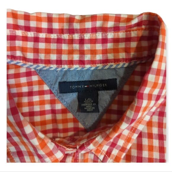 TOMMY Hilfiger Plaid Button Down Shirt - Picture 2 of 2